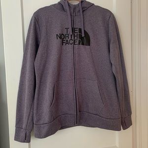 WOMENS NORTH FACE ZIP UP HOODIE